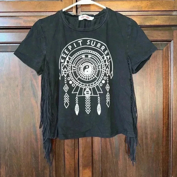 Girls PERSUN Shirt XXL Black White - Picture 1 of 10